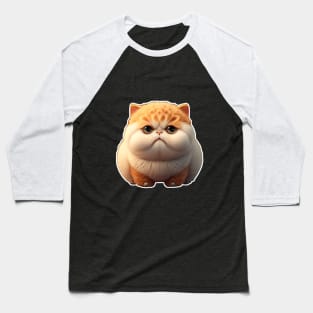 Cute Chibi Cat Merch - Adorable Feline Apparel and Accessories Baseball T-Shirt